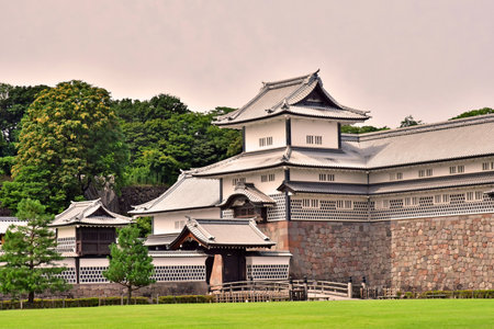 Kanazawa; Japan - august 22 2024: the castleのeditorial素材