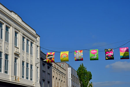 Brighton, England - June 04 2023: the city centerのeditorial素材