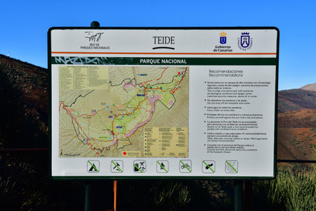 Tenerife, Canary Islands - March 15 2024: the Teide National Parkのeditorial素材