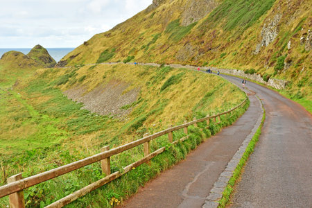 Bushmills, Northern Ireland - September 15 2022: the Giant's Causewayのeditorial素材