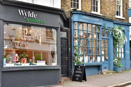 London, England - December 15 2023: Hampstead in the Camden borough
