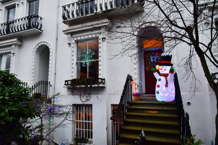 London, England - December 15 2023: the Belsize park districtのeditorial素材