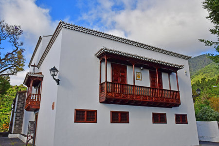 La Palma, Canary Islands - March 15 2024: the Royal Shrine of Our Lady of the Snowsのeditorial素材