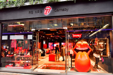 London, England - December 15 2023: the Carnaby street