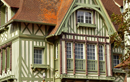 Deauville; France - October 12 2024: the Normandy hotelのeditorial素材