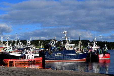 Killybegs, Ireland - September 15 2022: the fishing porのeditorial素材