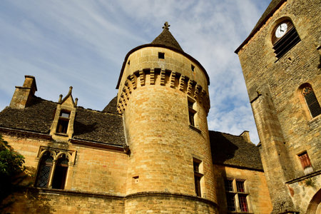 Saint Genies; France - October 7 2023: the picturesque old villageのeditorial素材