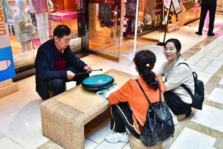 Maoping; China - November 6 2024: tourist in cruise boat on the Yangtzeのeditorial素材