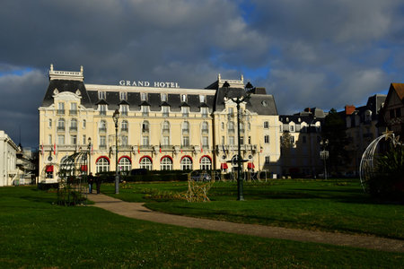 Cabourg; France - November 24 2023: the Grand Hotelのeditorial素材