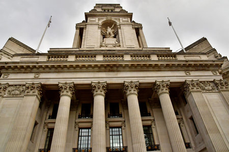 London; England - May 23 2024: the Trinity square in the City of Londonのeditorial素材