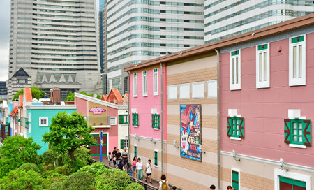 Yokohama, Japan - August 10 2024: the Hakkeijima Sea Paradise