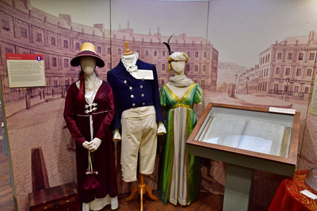 Bath; England - May 30 2024: the Jane Austen Center
