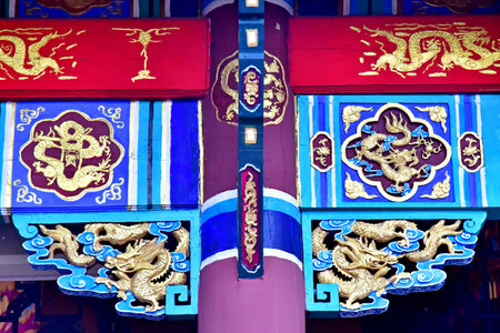 Fengdu County; China - November 6 2024: the Gost Cityのeditorial素材