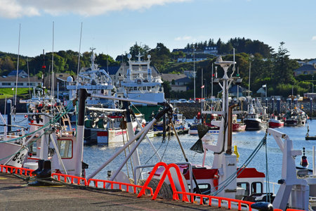 Killybegs, Ireland - September 15 2022: the fishing porのeditorial素材