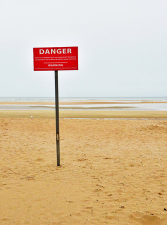 Houlgate; France - October 12 2024: risk singing on the beachのeditorial素材