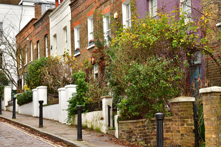 London, England - December 15 2023: Hampstead in the Camden boroughのeditorial素材