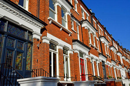 London; England - May 28 2023: Primrose Gardens in Belsize Parcのeditorial素材