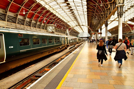 London; England - May 23 2024: the Paddington stationのeditorial素材