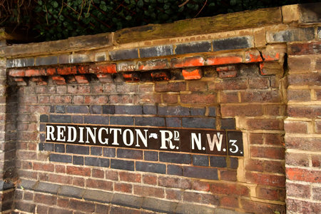 London, England - December 15 2023: Hampstead in the Camden boroughのeditorial素材