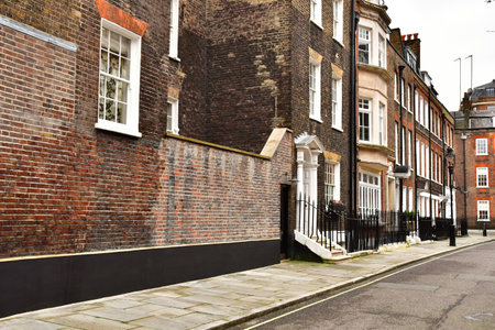 London, England - December 15 2023: Barton street in the Westminster districtのeditorial素材