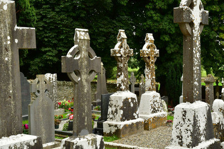 Drogheda; Ireland - September 15 2022: the Monasterboiceのeditorial素材