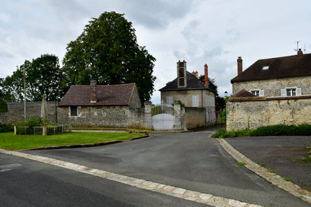 Omerville; France - September 19 2023: the village center