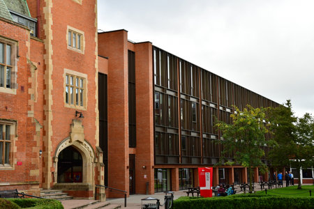 Belfast; Northern Ireland - September 15 2022: the Queen's University of Belfastのeditorial素材