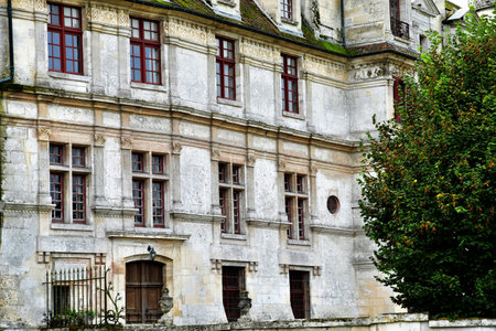 Ambleville; France - September 19 2023: the renaissance castleのeditorial素材