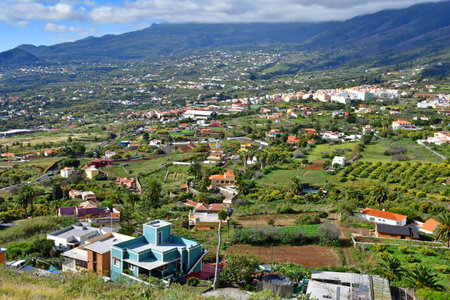 La Palma, Canary Islands - March 15 2024: the landscape view from the Mirador de la Conceptionのeditorial素材