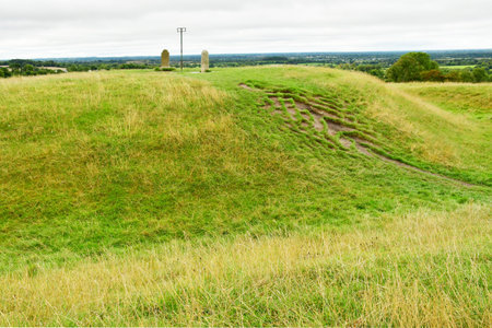 Skryne, Ireland - September 15 2022: the Hill of Tara archeological siteのeditorial素材