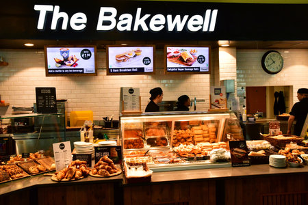 Drogheda; Ireland - September 15 2022: a service stationのeditorial素材