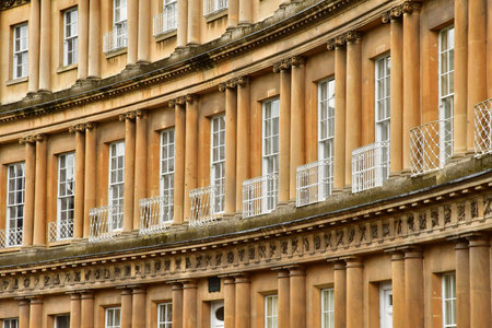 Bath; England - May 30 2024: the Circusのeditorial素材