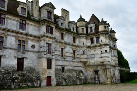 Ambleville; France - September 19 2023: the renaissance castleのeditorial素材