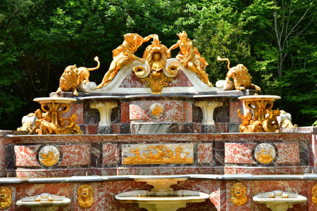 Versailles; France - June 26 2024: the Buffet d Eau in the Grand Trianon parkのeditorial素材