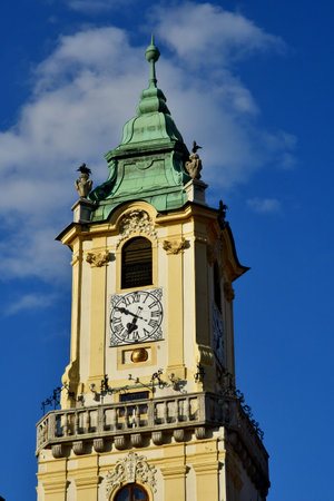Bratislava, Slovakia - June 25 2023: the picturesque city centerのeditorial素材