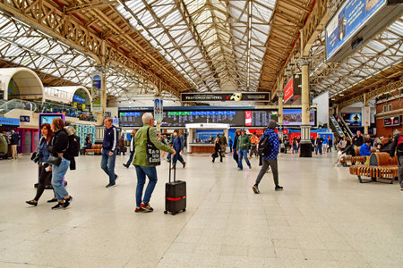 London; England - May 28 2023: The Victoria stationのeditorial素材