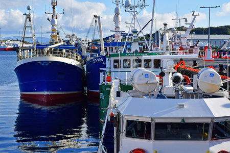 Killybegs, Ireland - September 15 2022: the fishing porのeditorial素材