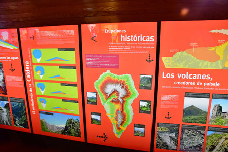La Palma, Canary Islands - March 15 2024: La Caldera de Taburiente National Parkのeditorial素材
