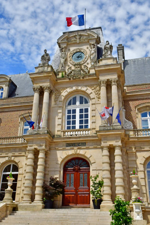 Amiens; France - June 20 2024: the city hallのeditorial素材