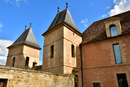 Medan; France - April 28 2024: the renaissance castleのeditorial素材