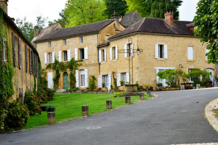 Saint Genies; France - October 7 2023: the picturesque old villageのeditorial素材