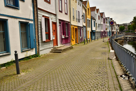 Amiens; France - June 20 2024: the city centerのeditorial素材