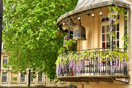 Bath; England - May 30 2024: the picturesque city centerのeditorial素材