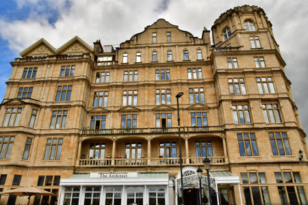 Bath; England - May 30 2024: the picturesque Empire hotelのeditorial素材
