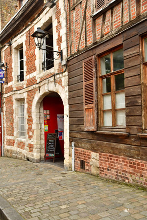 Amiens; France - June 20 2024: the city centerのeditorial素材