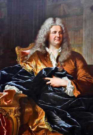 London; England - June 3 2024: Antoine Paris by Hyacinthe Rigaud in the National Galleryのeditorial素材