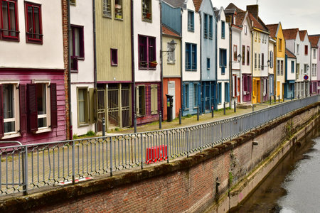 Amiens; France - June 20 2024: the city centerのeditorial素材