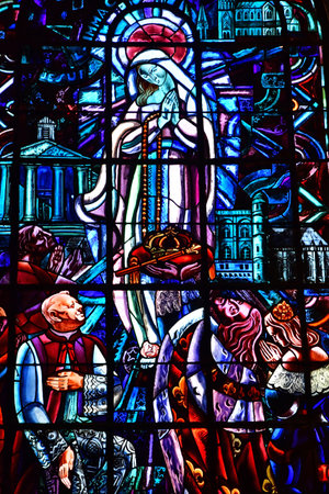 Germain en Laye; France - May 2 2023: the Saint Germain churchのeditorial素材