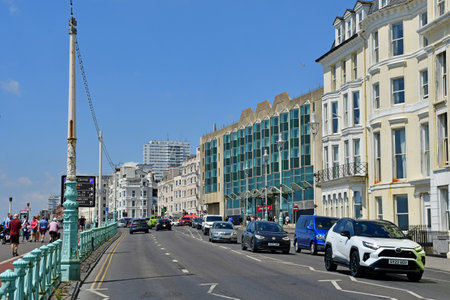 Brighton, England - June 04 2023: the seaside,のeditorial素材