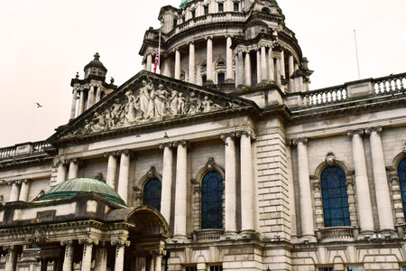 Belfast; Northern Ireland - September 15 2022: the picturesque cityのeditorial素材